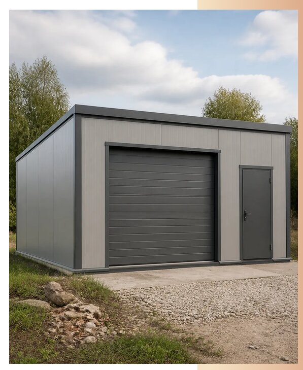 Хозблоки-гаражи для дачи в Таре по цене от 154320 р. | БытовкаПрофи-Тар